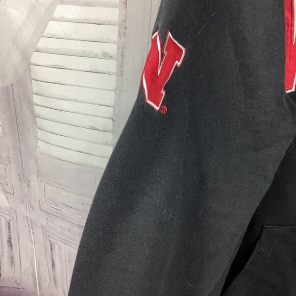 Nebraska Cornhuskers Full Zip Hoodie Sweatshirt M - Picture 4 of 8
